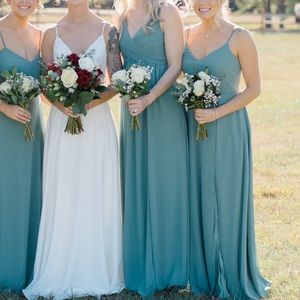 Birdy Grey Laurie Empire Dress Sea Glass Green